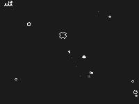 Asteroids clone - Click to enlarge