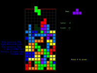 Tetris (improved) example